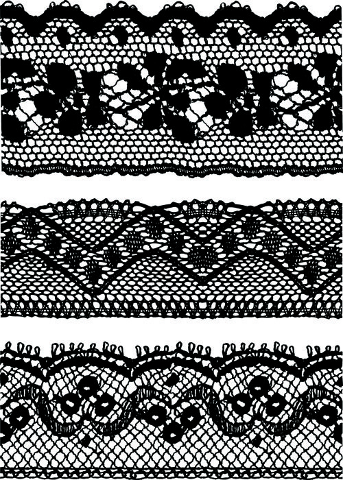 Double Scalloped Lace Trim